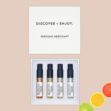 FRESH - DISCOVER + ENJOY | Sample box from the fresh fragrance family by Perfume Merchant